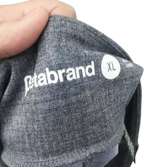 Betabrand Classic Pull On Dress Bootcut Yoga Pants Size XL Gray Blue Stretch - Picture 7 of 8